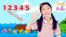 12345 Once I Caught a Fish Alive with Lyrics and Actions _ Kids Nursery Rhyme by Sing with Bella