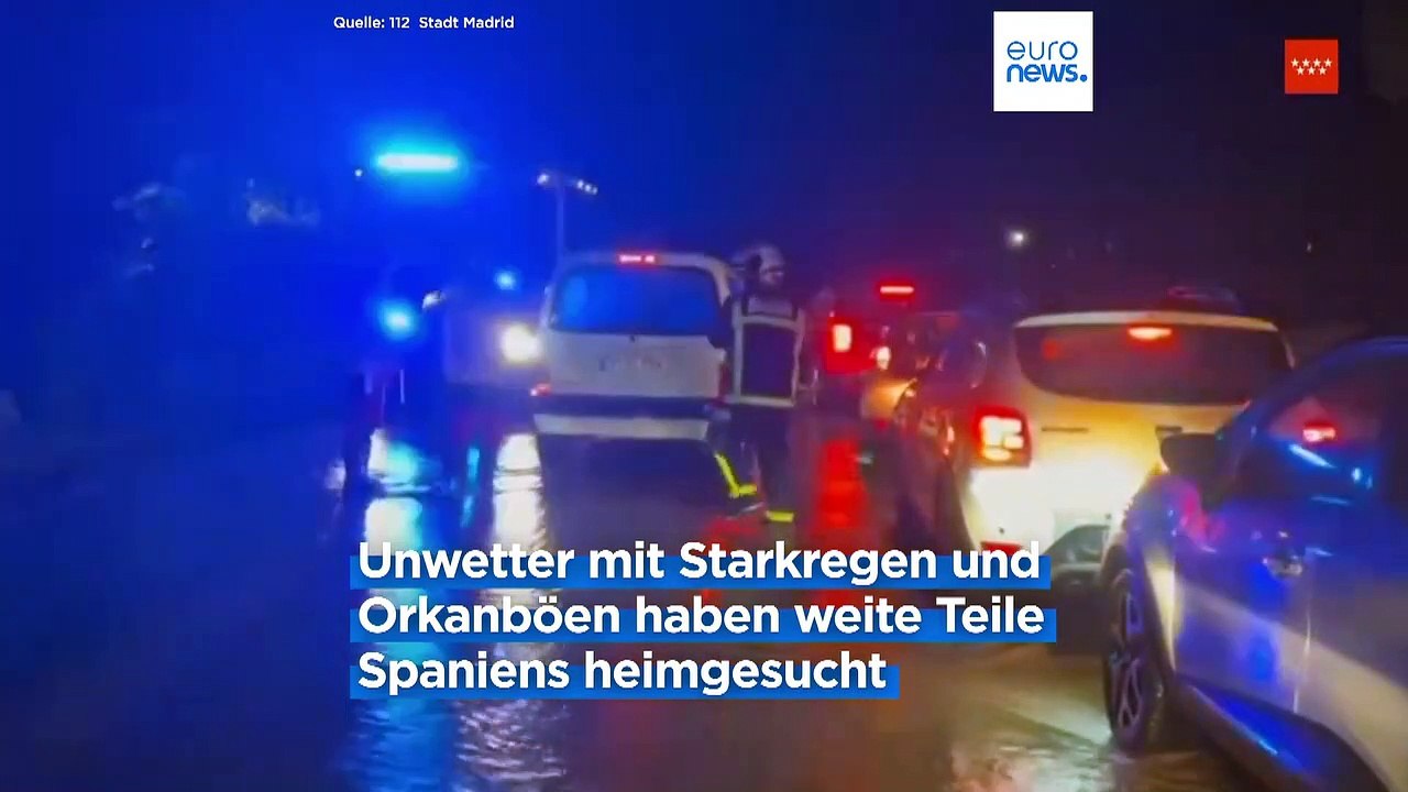 "DANA" wütet in Spanien - bisher zwei Tote