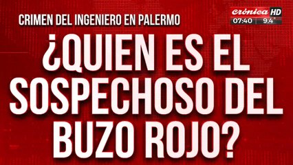 Crimen del ingeniero: ¿Quién es el sospechoso del buzo rojo?