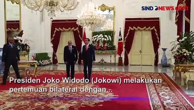 Jokowi Bertemu PM Xanana Gusmao di Istana, Berharap Kemitraan dengan Timor Leste Dipererat