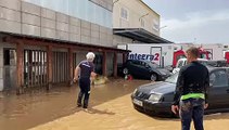 Los Bomberos siguen actuando en las inundaciones del Polígono.