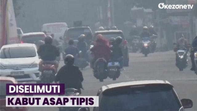 Kota Jambi Diselimuti Kabut Asap Dampak Kebakaran Lahan