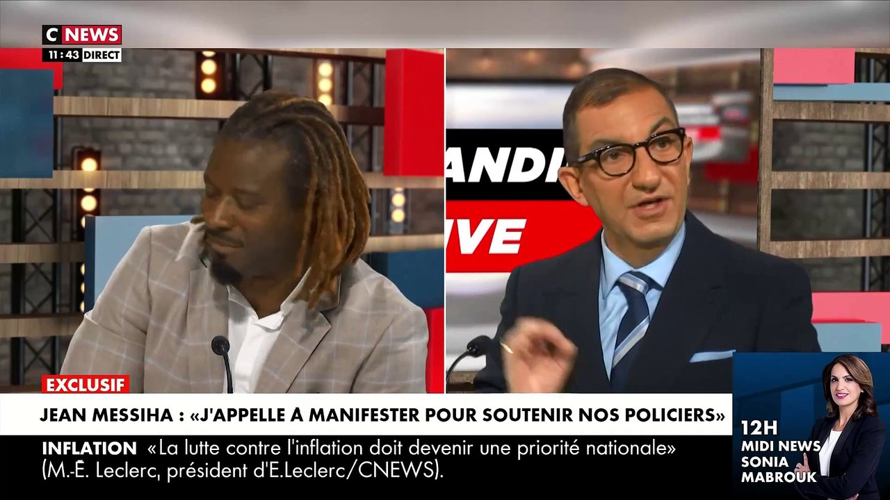 Jean Messiha annonce dans "Morandini Live" qu'il va organiser une manifestation le 30 septembre à Paris pour soutenir les forces de l'ordre: "Les forces de l'ordre ne sont soutenues par personne. Ni par les médias, ni par la justice" - Regardez