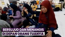 Belasan Pelajar Menangis Usai Tertangkap saat Akan Tawuran