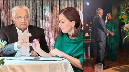 Former Indian Solicitor General Harish Salve 68 Age में 3rd Wedding Inside Video, Nita Ambani ने…