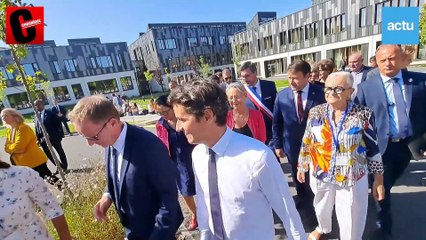 Liffré visite de trois ministres au lycée