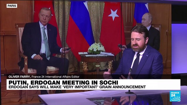 Ukraine grain exports: Erdogan to make 'important' announcement after Putin talks