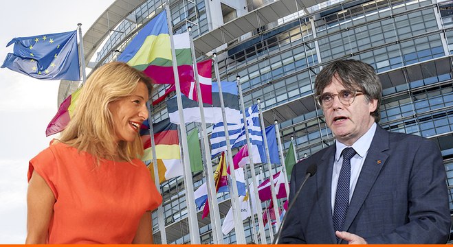 Yolanda Díaz y Carles Puigdemont se reúnen en Bruselas
