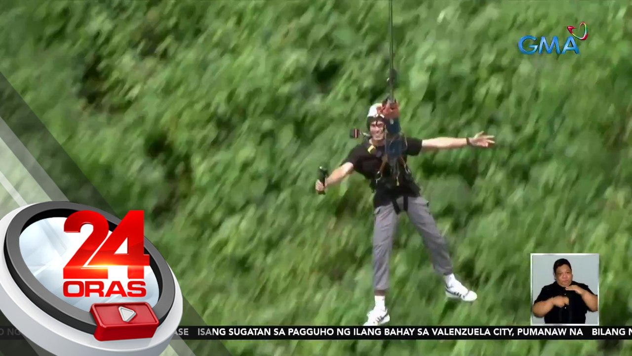 Extreme ride na "The Plunge" masusubukan sa Bohol; pinakamataas na canyon swing sa Southeast Asia | 24 Oras