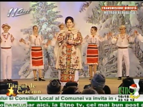 Gheorghita Nicolae - Targul de Craciun - ETNO TV - 23.12.2012