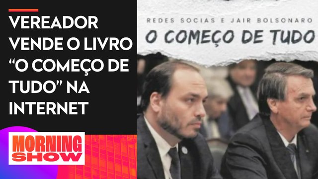 Carlos Bolsonaro lança livro sobre estratégia das redes sociais de Jair Bolsonaro