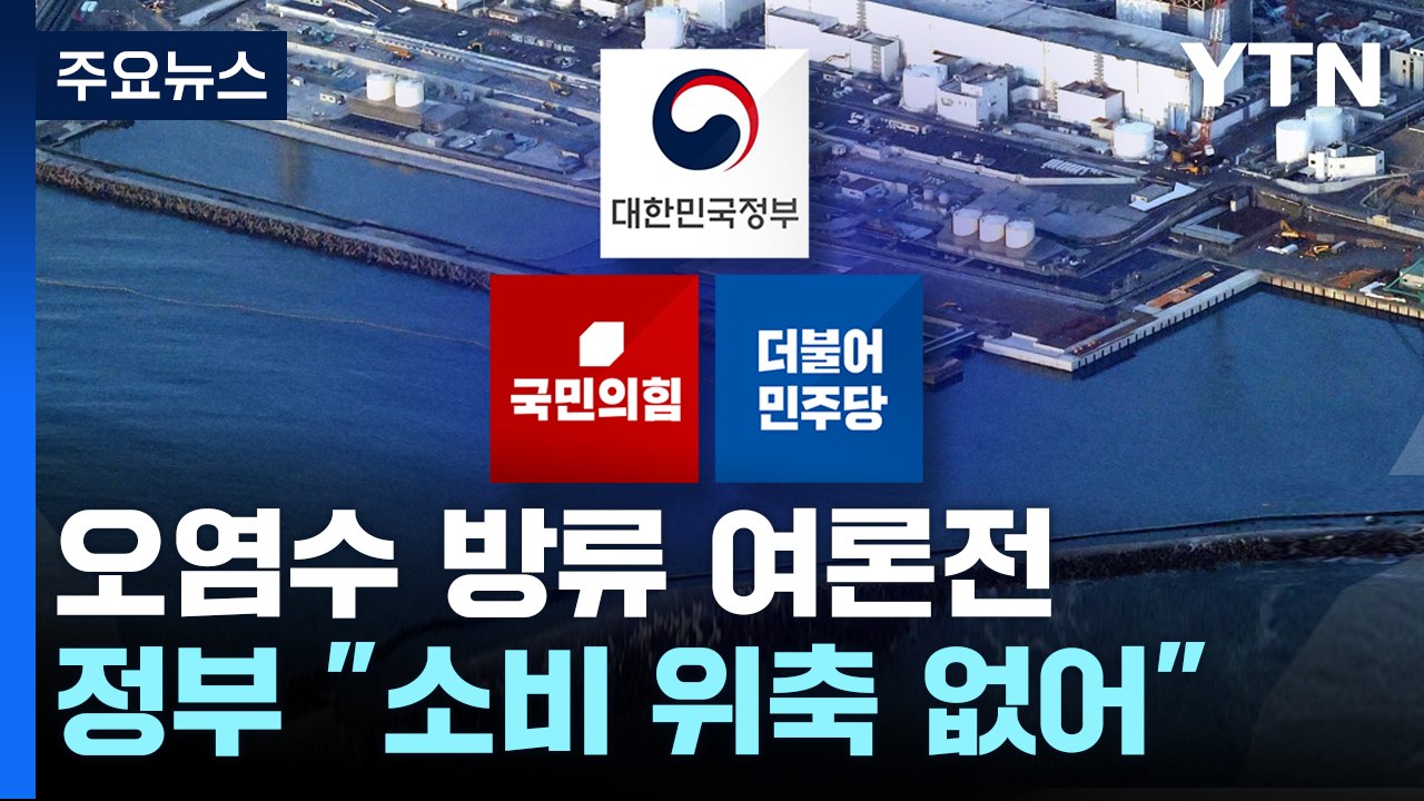 정부 "소비 위축 없어"...野, 방류 반대 국제 여론전 / YTN