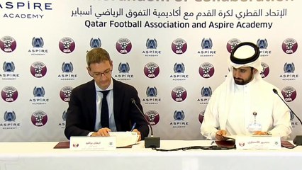 توقيع اتفاق بين الاتحاد القطري لكرة القدم وأسباير