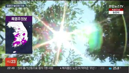 9월인데 폭염주의보…당분간 30도 안팎 늦더위