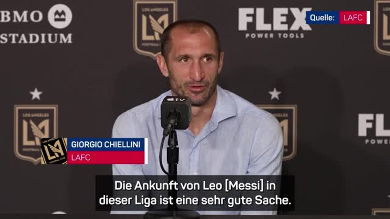 Chiellini: Messi ein 'großer Schritt' für die MLS