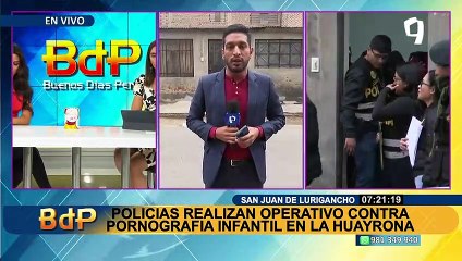 PNP realiza operativo a nivel nacional para desarticular banda dedicada a la pornografía infantil