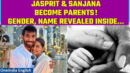 Download Video: Jasprit Bumrah & Sanjana Ganeshan welcome their first child, details inside | Oneindia News