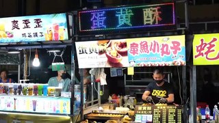 Chinese Street Food -Roasted Flatbread_Grilled Meat Skewers_ Takoyaki