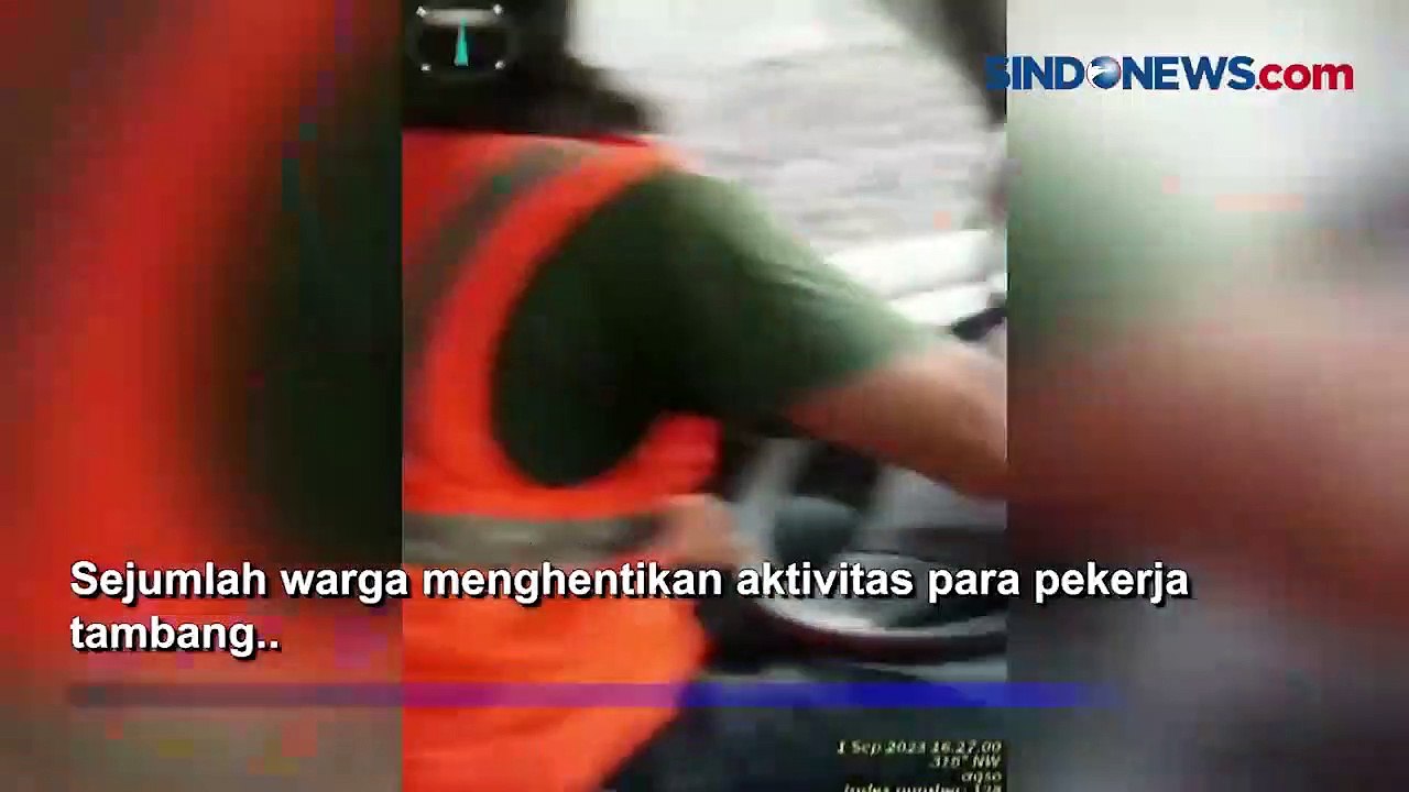 Detik-Detik Warga Geruduk dan Bakar Truk di Lokasi Tambang Batubara di Banyuasin