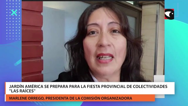 Marlene Orrego, dio detalles de la preparación para la fiesta provincial de colectividades Las raíces
