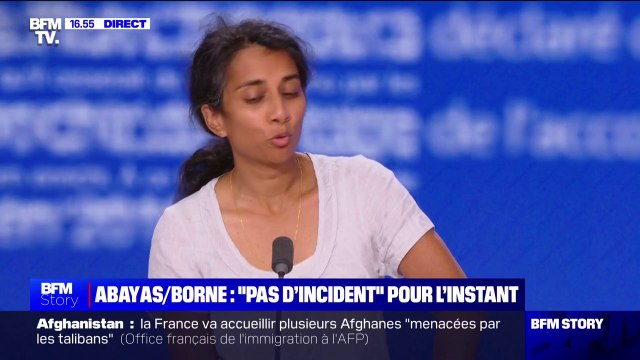 Rentrée: L'essentiel des retours qu'on a eu aujourd'hui ne concernaient pas les abayas mais les professeurs qui manquent dans les classes et les effectifs , affirme Sophie Vénétitay (SNES-FSU)
