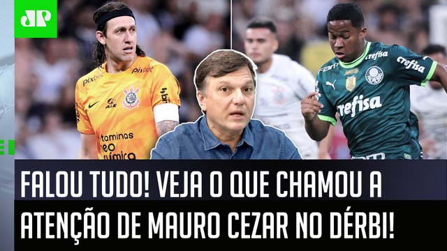 ISSO É UMA COISA INACEITÁVEL! VEJA o que CHAMOU ATENÇÃO de Mauro Cezar em Corinthians x Palmeiras!