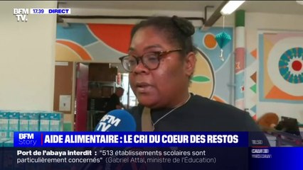 Restos du cœur: "Dans l'avenir, je ne sais pas comment ça va se passer [...] j'espère que les choses vont s'arranger"