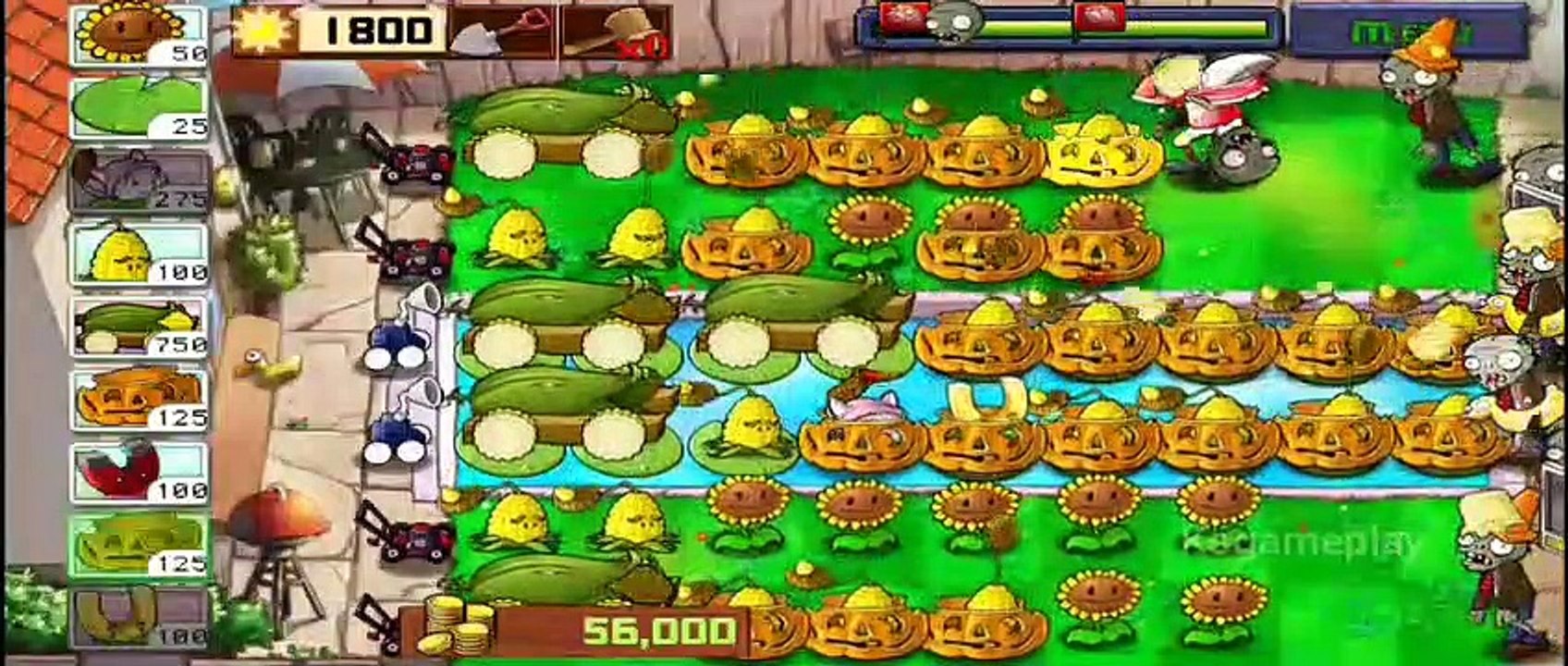 Cob Connon fight the zombies | Plants vs Zombies