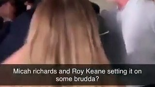 Micah Richards stops Arsenal thug  after Roy Keane attack