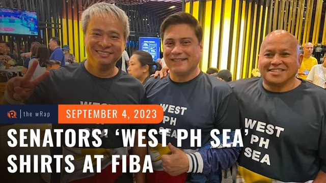 'Hanggang t-shirt lang': Senators in 'West PH Sea' shirts during FIBA match vs China slammed