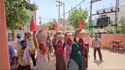 पेयजल व्यवस्था बाधित होने पर जताया रोष