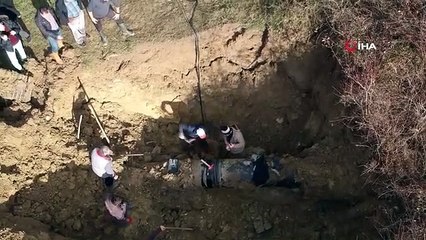 Sinop'ta patlayan şebeke suyu borusu onarıldı