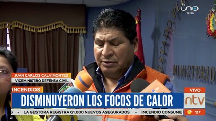 Disminuyen focos de calor