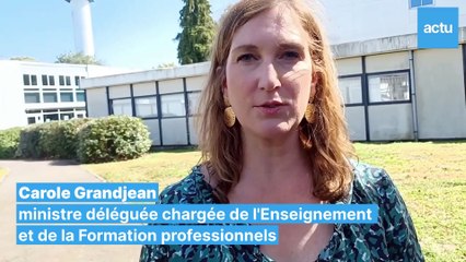 Réforme des lycées : la ministre Carole Grandjean en Sarthe