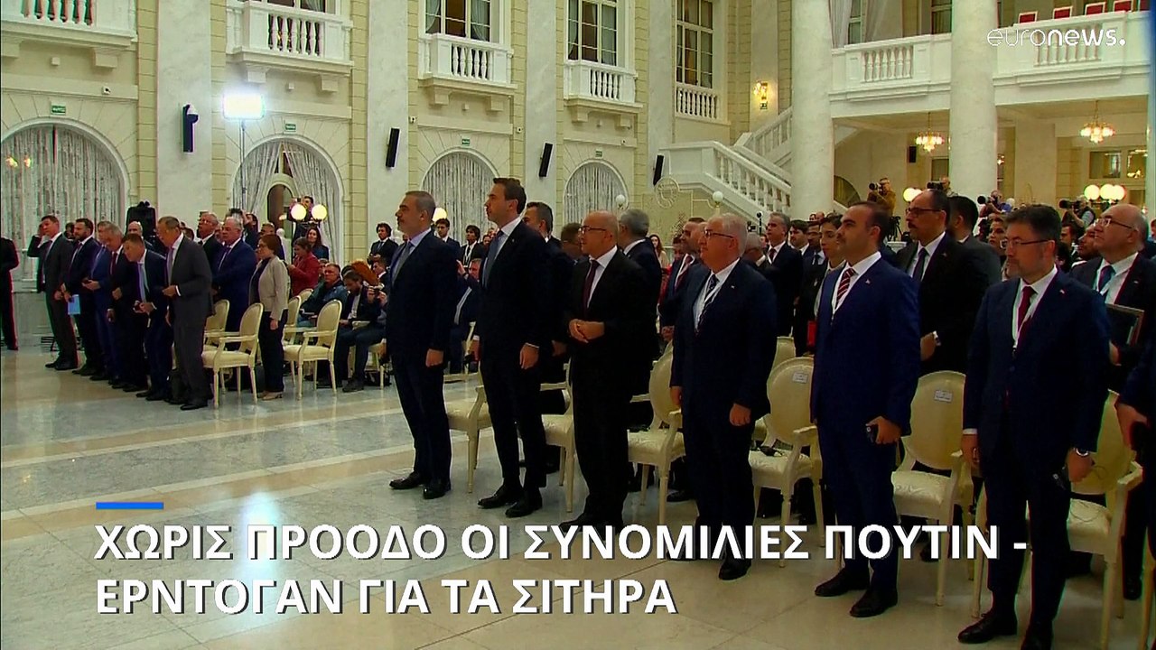 Πούτιν σε Ερντογάν: «Επιστρέφουμε στη συμφωνία για τα σιτηρά μόλις ικανοποιηθούν τα αιτήματά μας»