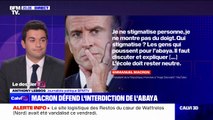 Emmanuel Macron sur l'abaya à l'école: 