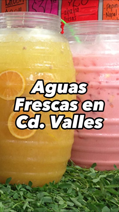 ¿Se te antoja una agua fresca para este calor? Checa las delicias que venden en el Mercado Constitución de Cd. Valles