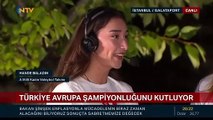 Melissa Vargas, şampiyonluk kutlamalarında canlı yayını bastı: İşte o anlar...