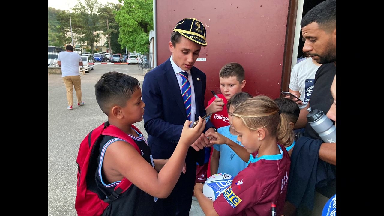 Coupe du monde de rugby : l'équipe d'Italie est à Bourgoin-Jallieu, "Très heureux qu'on ait ce soutien"