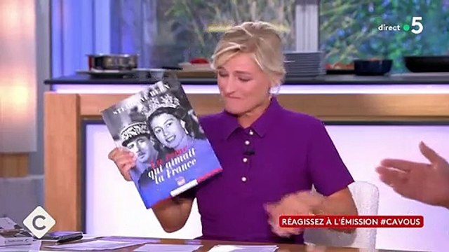 Anne-Elisabeth Lemoine a fait sa grande rentrée dans C à vous sur France 5.