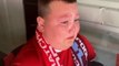 Young Liverpool supporter born without arms and legs breaks down in tears as football dream comes true