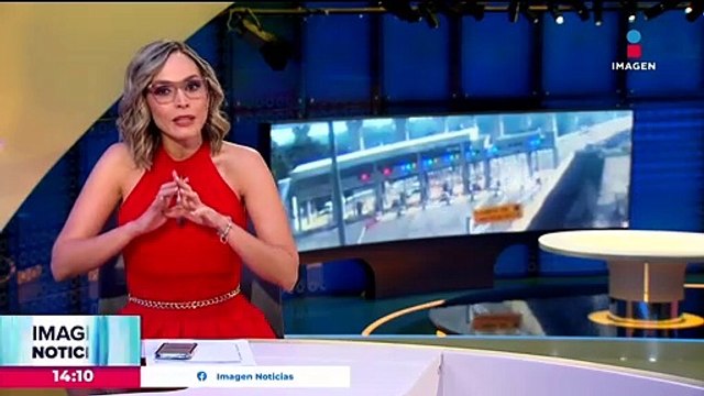 VIDEO: Aparatoso choque de camión en la México-Toluca