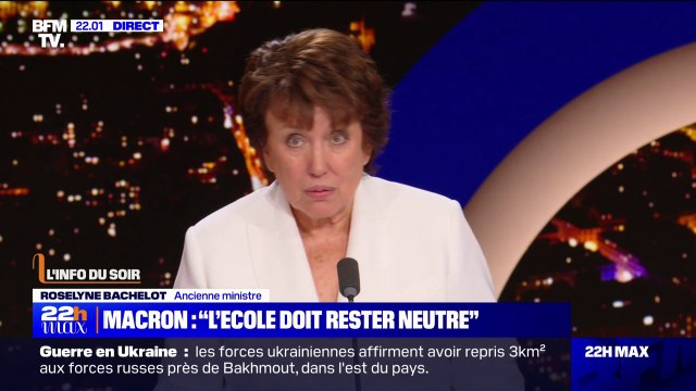 Interdiction de l'abaya: L'entrisme des mouvements islamistes dans l'école est avéré , pour Roselyne Bachelot