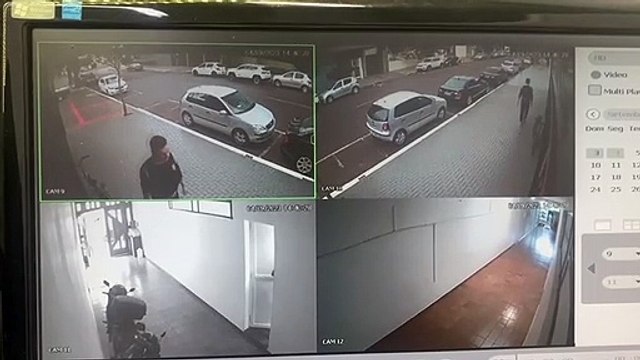 Câmera registra ação de bandido que furtou vários pertences em comércio na Rua Mato Grosso