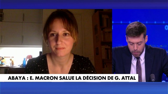 Ève Vaguerlant : «Dans un premier temps, elles expliquent que l’abaya n’est pas un vêtement islamique, et après, elles se plaignent de l’interdiction parce qu’on serait islamophobe, c’est complètement contradictoire»