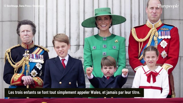 Kate et William : Ce surnom que leurs enfants ont volé à leur père et Harry pour passer incognito à l'école