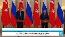 Reunión entre Putin y Erdogan no logró revivir el acuerdo de granos del mar Negro