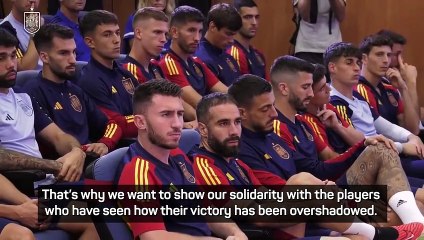 Spain's men's captains express 'solidarity' with women over Rubiales controversy