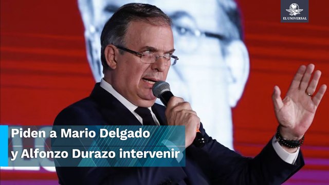 Representantes y operadores de Ebrard denuncian irregularidades en encuesta de Morena