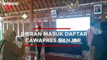 Kata Gibran soal Namanha Masuk Bursa Cawapres Ganjar Pranowo
